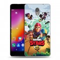 Дизайнерский пластиковый чехол для Lenovo P2 Brawl Stars