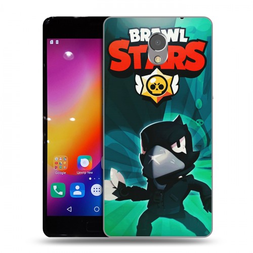 Дизайнерский пластиковый чехол для Lenovo P2 Brawl Stars