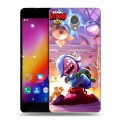 Дизайнерский пластиковый чехол для Lenovo P2 Brawl Stars