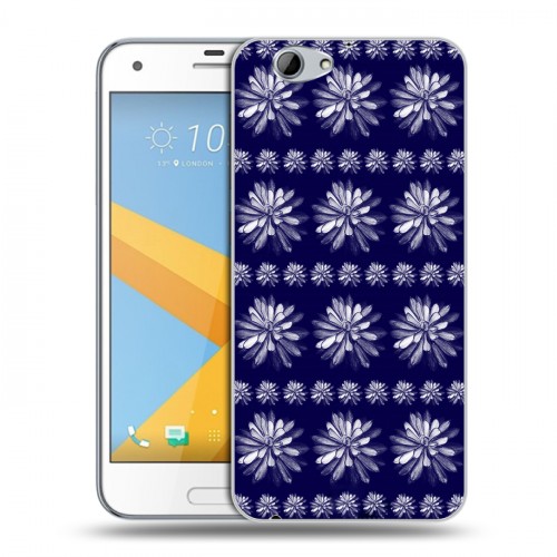 Дизайнерский пластиковый чехол для HTC One A9S Монохромные цветы