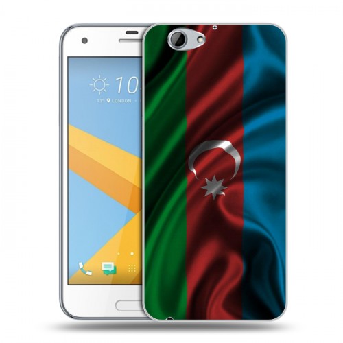 Дизайнерский пластиковый чехол для HTC One A9S Флаг Азербайджана