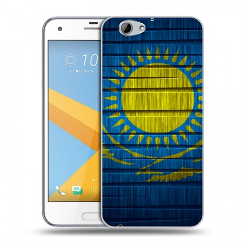 Дизайнерский силиконовый чехол для HTC One A9S Флаг Казахстана