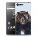 Дизайнерский пластиковый чехол для Sony Xperia X Compact Медведь