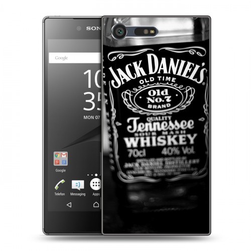 Дизайнерский пластиковый чехол для Sony Xperia X Compact Jack Daniels