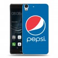 Дизайнерский пластиковый чехол для Huawei Y6II Pepsi