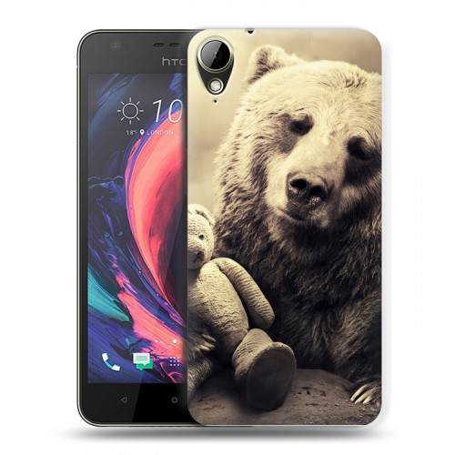 Дизайнерский пластиковый чехол для HTC Desire 10 Lifestyle Медведи