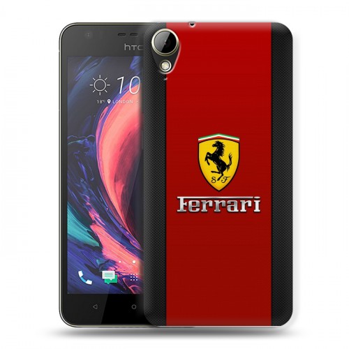 Дизайнерский пластиковый чехол для HTC Desire 10 Lifestyle Ferrari