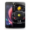 Дизайнерский пластиковый чехол для HTC Desire 10 Lifestyle Ferrari