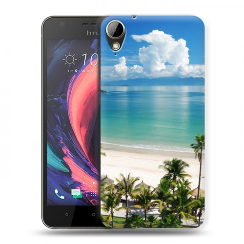 Дизайнерский пластиковый чехол для HTC Desire 10 Lifestyle Пляж