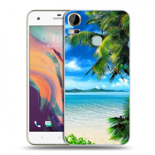 Дизайнерский пластиковый чехол для HTC Desire 10 Pro Пляж