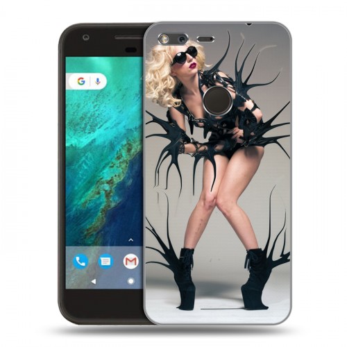 Дизайнерский пластиковый чехол для Google Pixel Леди Гага