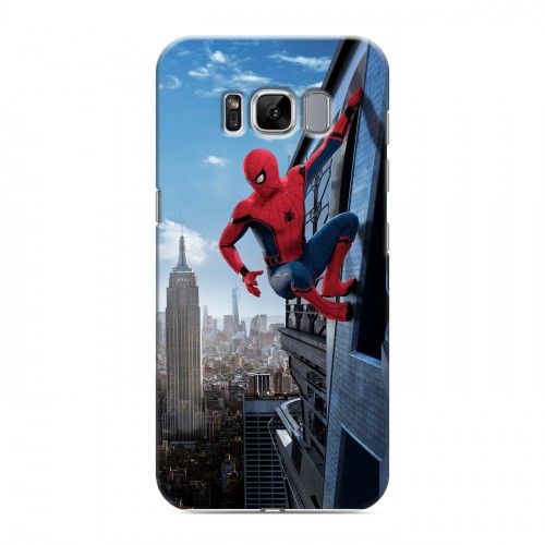 Дизайнерский силиконовый чехол для Samsung Galaxy S8 Человек - паук