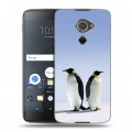 Дизайнерский пластиковый чехол для Blackberry DTEK60 Пингвины