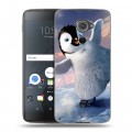 Дизайнерский пластиковый чехол для Blackberry DTEK60 Пингвины