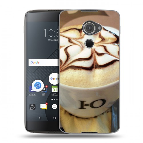 Дизайнерский пластиковый чехол для Blackberry DTEK60 Кофе напиток