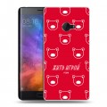 Дизайнерский пластиковый чехол для Xiaomi Mi Note 2 Red White Fans