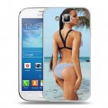 Дизайнерский пластиковый чехол для Samsung Galaxy Premier Ирина Шейк