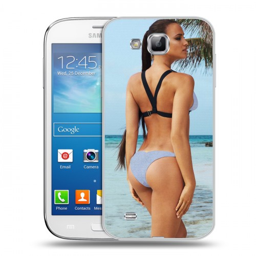 Дизайнерский пластиковый чехол для Samsung Galaxy Premier Ирина Шейк
