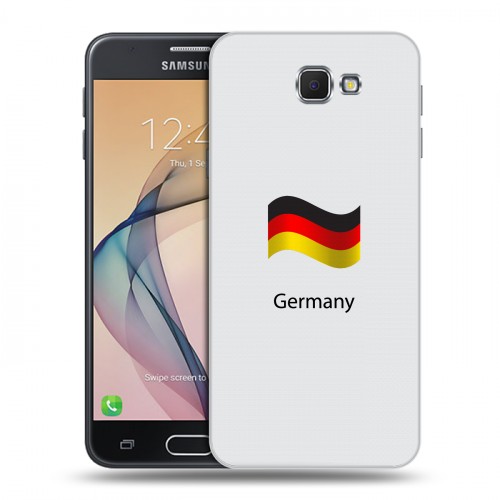 Дизайнерский пластиковый чехол для Samsung Galaxy J5 Prime Флаг Германии