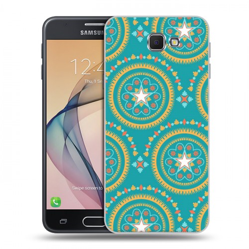 Дизайнерский пластиковый чехол для Samsung Galaxy J5 Prime Богемские шаблоны