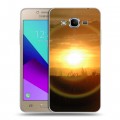 Дизайнерский силиконовый с усиленными углами чехол для Samsung Galaxy J2 Prime Солнце