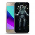 Дизайнерский силиконовый с усиленными углами чехол для Samsung Galaxy J2 Prime Космонавт