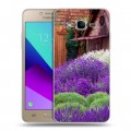 Дизайнерский силиконовый с усиленными углами чехол для Samsung Galaxy J2 Prime Лаванда