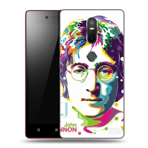 Дизайнерский пластиковый чехол для Lenovo Phab 2 Plus Джон Леннон