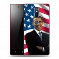 Дизайнерский пластиковый чехол для Lenovo Phab 2 Plus Барак Обама