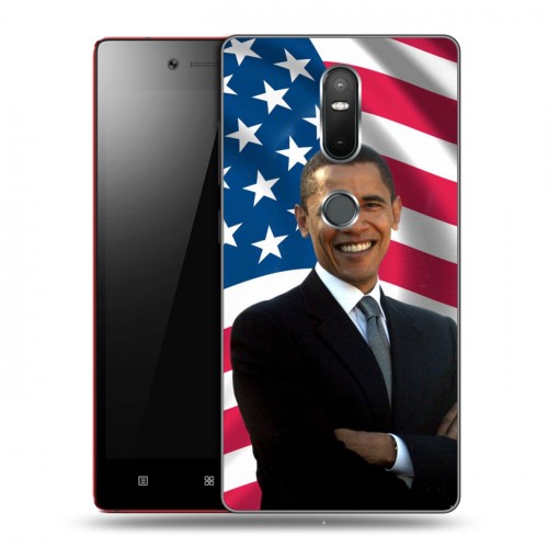 Дизайнерский пластиковый чехол для Lenovo Phab 2 Plus Барак Обама