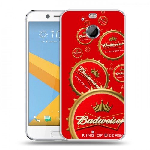 Дизайнерский пластиковый чехол для HTC 10 evo Budweiser