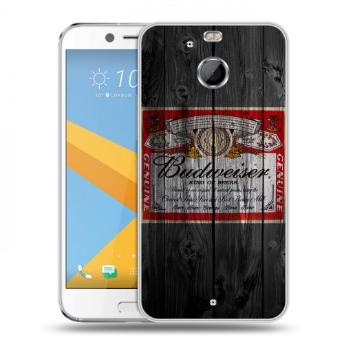 Дизайнерский пластиковый чехол для HTC 10 evo Budweiser