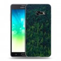 Дизайнерский силиконовый с усиленными углами чехол для Samsung Galaxy A3 (2017) лес