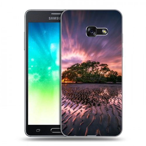 Дизайнерский силиконовый с усиленными углами чехол для Samsung Galaxy A3 (2017) восход
