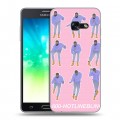 Дизайнерский силиконовый с усиленными углами чехол для Samsung Galaxy A3 (2017) drake