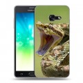 Дизайнерский силиконовый с усиленными углами чехол для Samsung Galaxy A3 (2017) Змеи