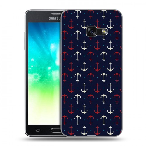 Дизайнерский силиконовый с усиленными углами чехол для Samsung Galaxy A3 (2017) Морские шаблоны