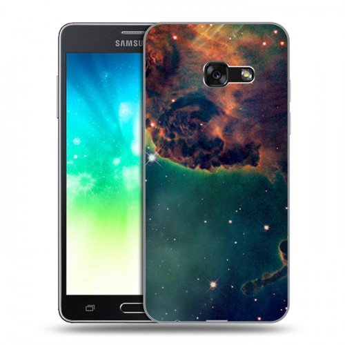 Дизайнерский силиконовый с усиленными углами чехол для Samsung Galaxy A3 (2017) Тайны космоса