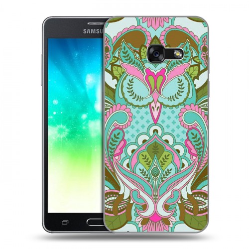 Дизайнерский силиконовый с усиленными углами чехол для Samsung Galaxy A3 (2017) Совы