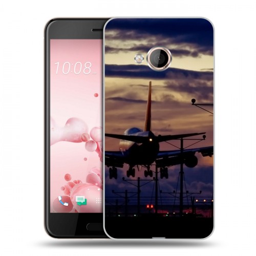 Дизайнерский силиконовый чехол для HTC U Play самолеты