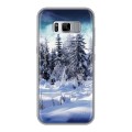 Дизайнерский силиконовый чехол для Samsung Galaxy S8 Plus Зима