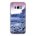 Дизайнерский силиконовый чехол для Samsung Galaxy S8 Plus зима