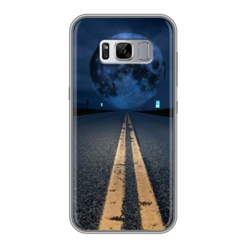 Дизайнерский силиконовый чехол для Samsung Galaxy S8 Plus ночь