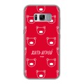 Дизайнерский силиконовый чехол для Samsung Galaxy S8 Plus Red White Fans