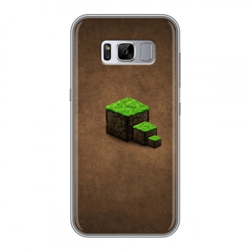 Дизайнерский силиконовый чехол для Samsung Galaxy S8 Plus Minecraft