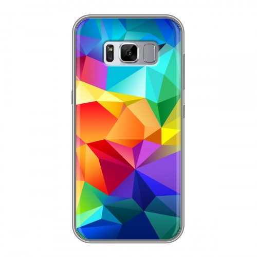 Дизайнерский силиконовый чехол для Samsung Galaxy S8 Plus Геометрия радости