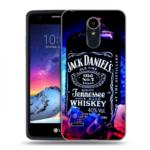 Дизайнерский пластиковый чехол для LG K8 (2017) Jack Daniels