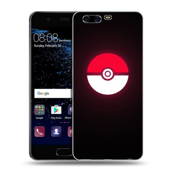 Дизайнерский силиконовый чехол для Huawei P10 Plus Pokemon Go (на заказ)