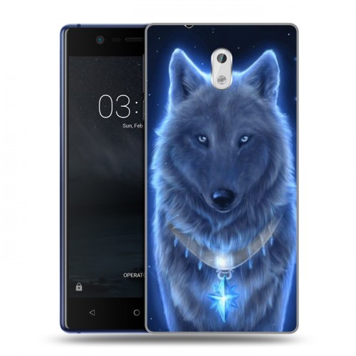 Дизайнерский пластиковый чехол для Nokia 3 Волки