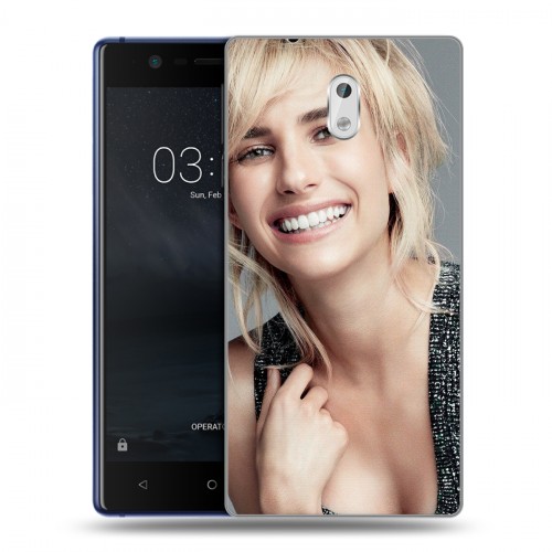 Дизайнерский пластиковый чехол для Nokia 3 Эмма Робертс